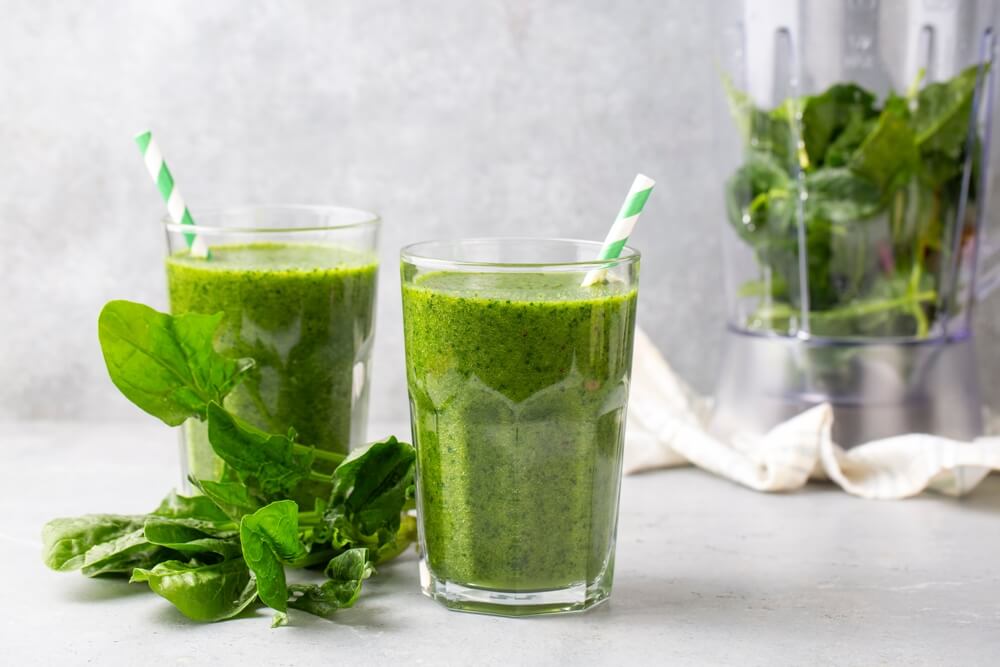 2 grüne Smoothies